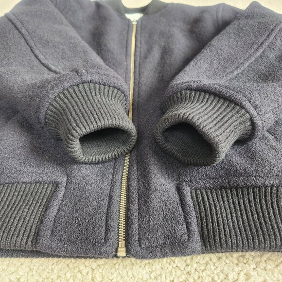 NWOT Wilfred Free 100% Merino Wool Stable Jacket Bomber--RUNS BIG Aritzia - Picture 4 of 16